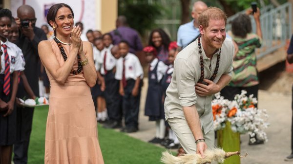 Prince Harry and Meghan arrive in Nigeria for three-day visit